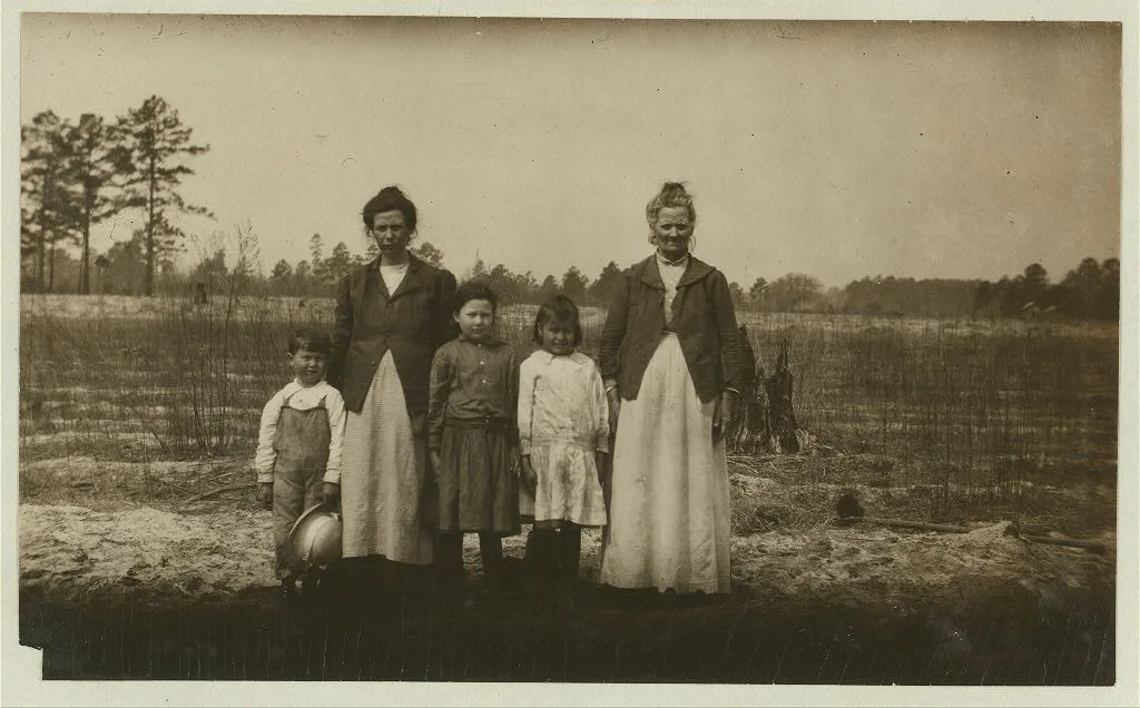 The Britt family happy and content on the farm. See report of Lewis…, North Carolina, 1915