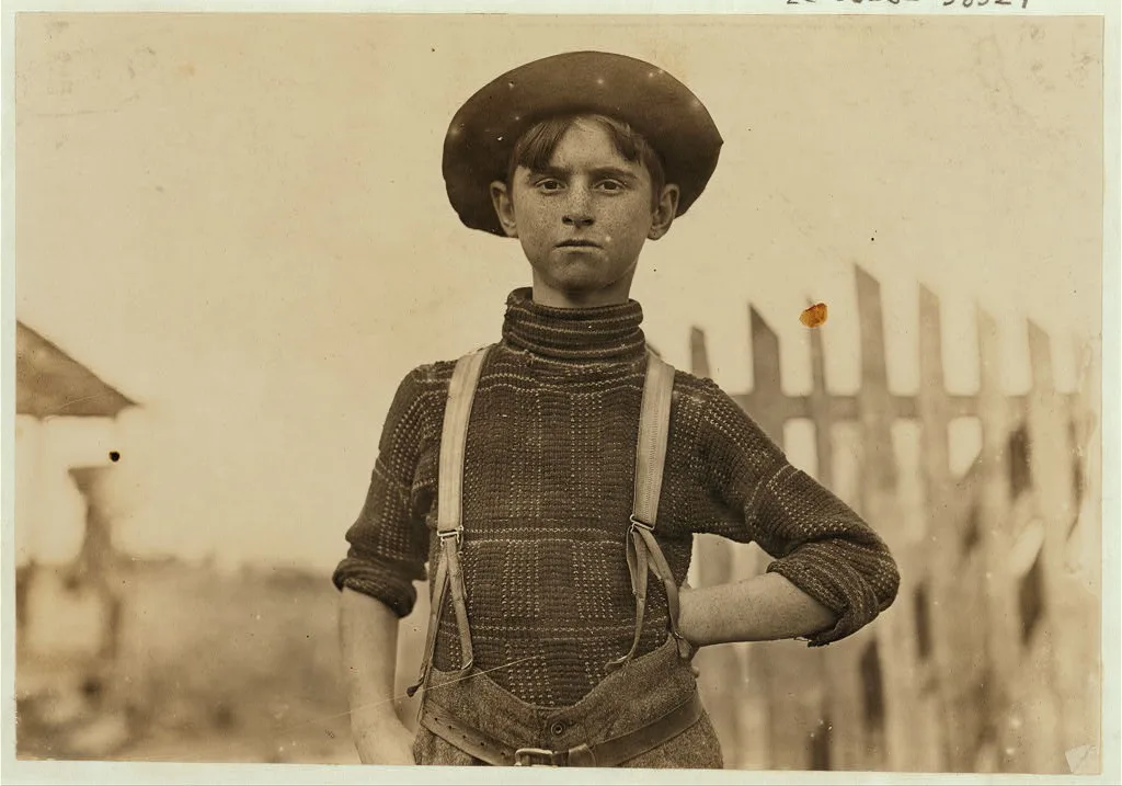 Johns Lewis. Springstein Mill. A typical cotton mill boy. 12 years…, South Carolina, 1908