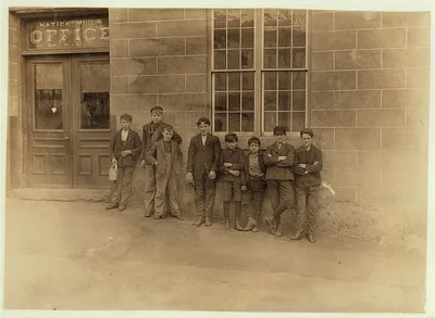 All are working in Natick (R. I.) Mills. April 17, 1909.  Location:…, Rhode Island