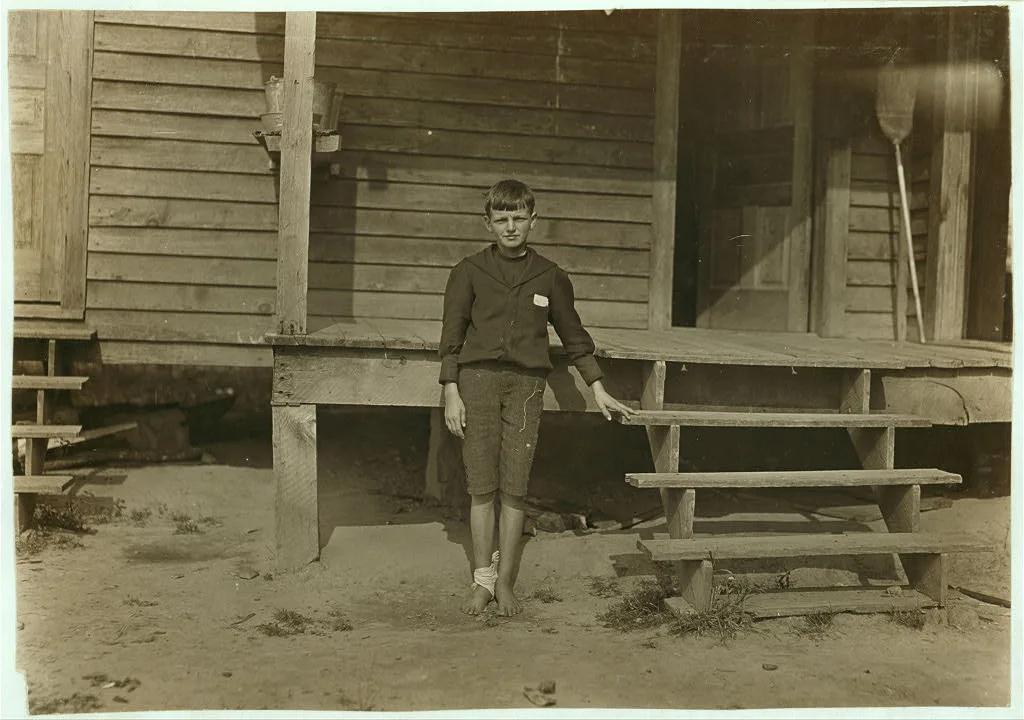 11 years old. Beginning to doff. Son of one of Gastonia's preachers .…, North Carolina, 1908