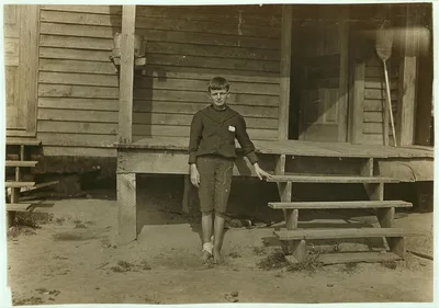 11 years old. Beginning to doff. Son of one of Gastonia's preachers .…, North Carolina, 1908