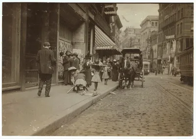 Little Girl Woodpickers Making Up a Load.  Location: Boston,…, Massachusetts, 1909