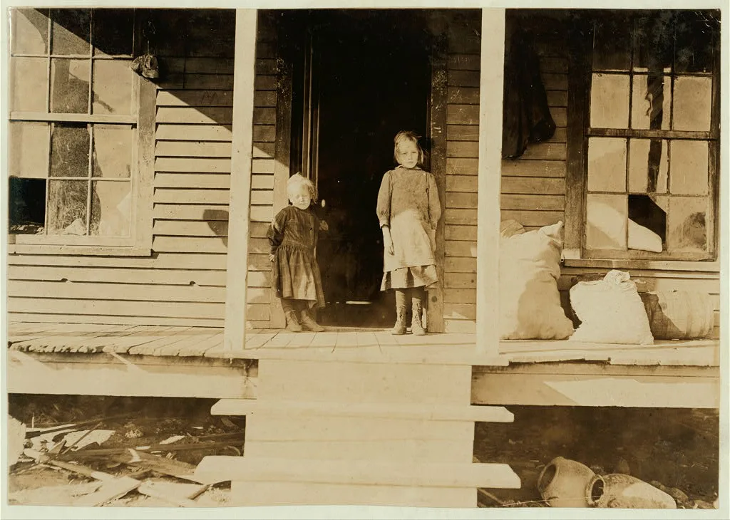 A home in Cherryville. Soon to go to work.  Location: Cherryville,…, North Carolina, 1908