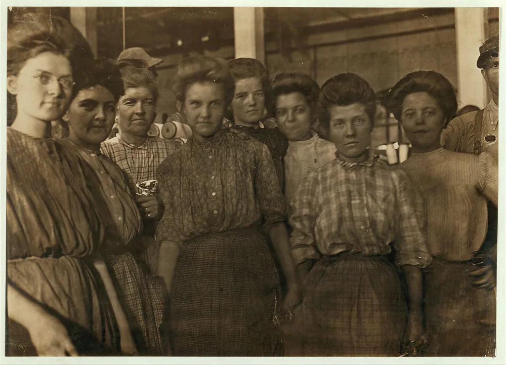 Some of the adults Bibb Mill No. 1, Macon, Ga.  Location: Macon,…, Georgia, 1909