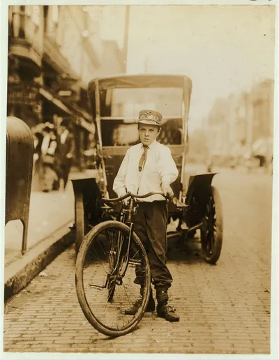 Harvey Buchanan, 608 E. Van Buren St. Postal Telegraph Co. Messenger…, Delaware, 1910