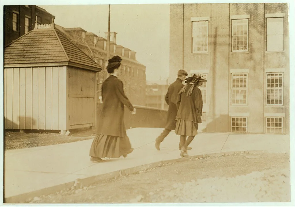 6 A.M. April 24, 1909. One of the many young girls working in Bates…, Maine