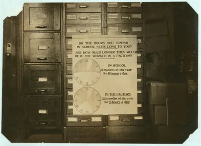 Exhibit panel, 1913