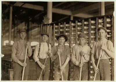 Some Sweepers in a N.C. cotton mill. N.C.  Location: North Carolina, 1908