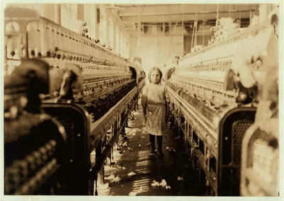 A little spinner in the Mollahan Mills, Newberry, S.C. She was…, South Carolina, 1908