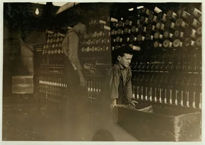 One of the doffers in Cawtaba Cotton Mill, Newton, N.C.  Location:…, North Carolina, 1908