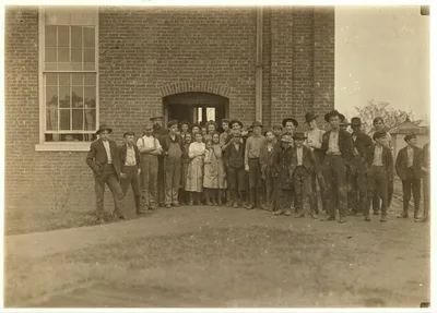Some of the children in King Cotton Mill. Augusta, Ga. Location:…, Georgia, 1909