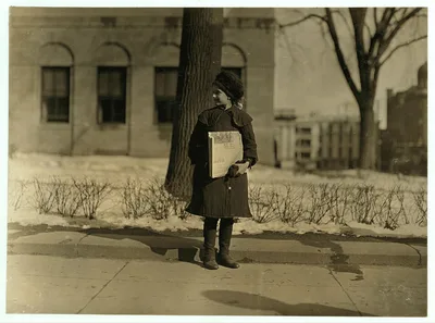 Dora Nevins 12 years old. Been selling 1 year. Hartford, Conn. …, Connecticut, 1909