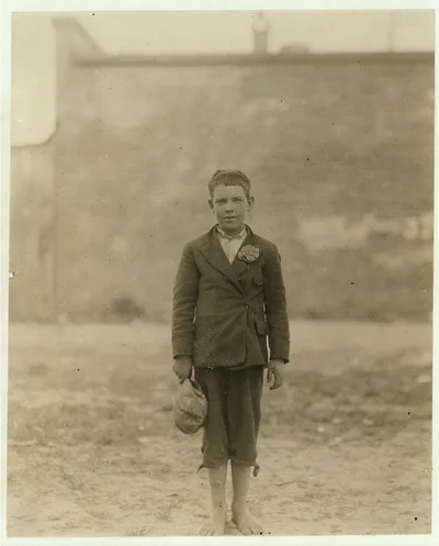 A young mill worker, Columbus, Ga., who in six months' time worked in…, Georgia, 1913