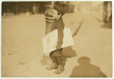 Five year old Sam is up at 5:00 A.M. daily to sell papers. Beaumont,…, Texas, 1913