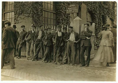 Photograph from Rhode Island: [Workers in Lorraine Mfg. Co.  Location:…
