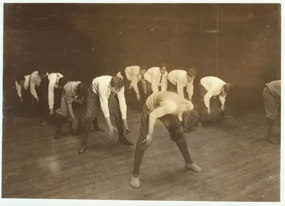 A game in the gymnasium. Henry St. Settlement, New York City. …, New York (State), 1910
