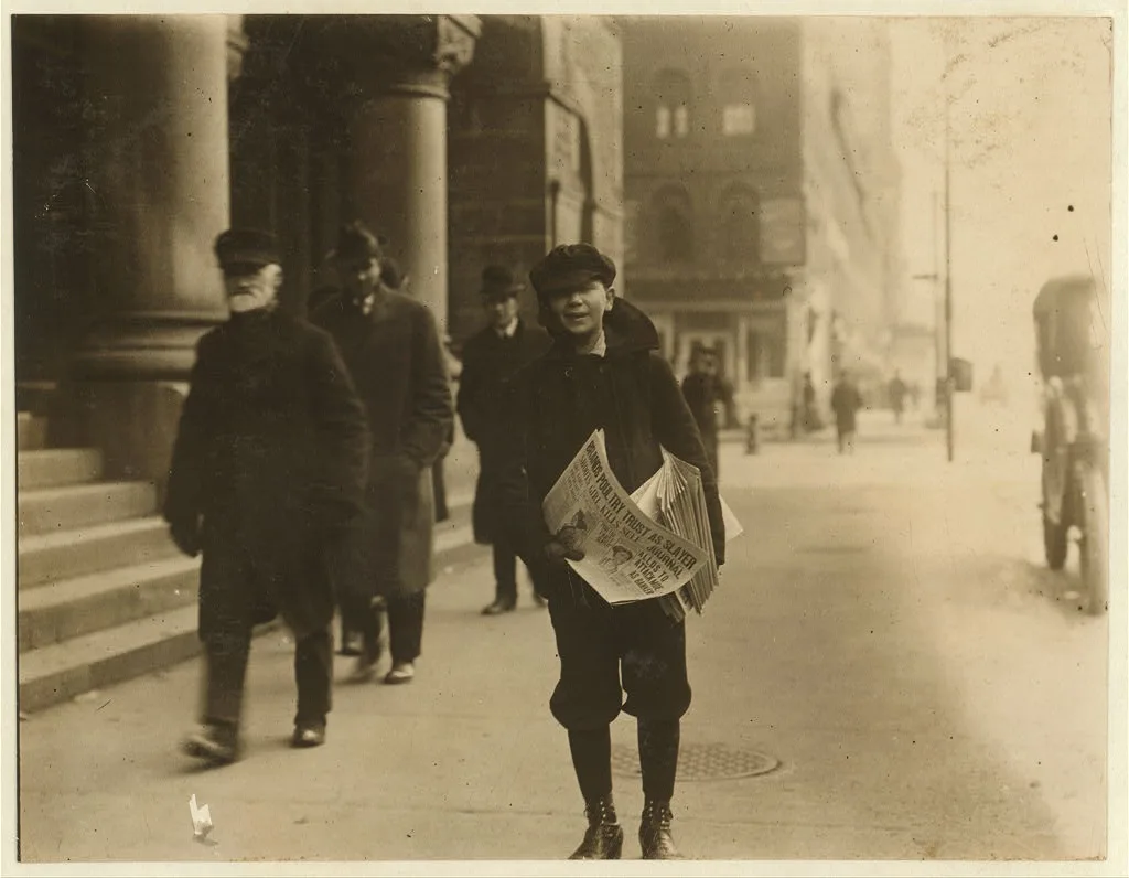 Selling during school hours, 10:30 A.M. Location: Syracuse, New York…, New York (State), 1910