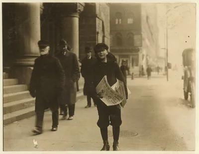 Selling during school hours, 10:30 A.M. Location: Syracuse, New York…, New York (State), 1910