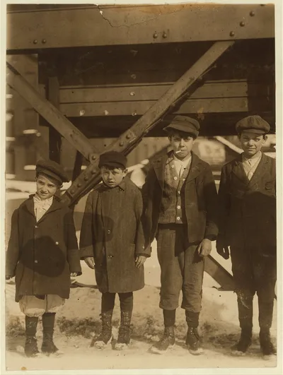 Boy with cigarettes, works in American Locomotive Works as messenger.…, New York (State), 1910