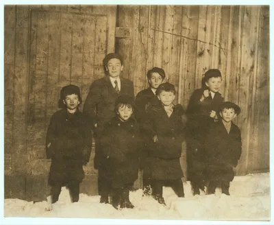 Group in front of 36 Laight St.  Location: New York, New York (State), 1910