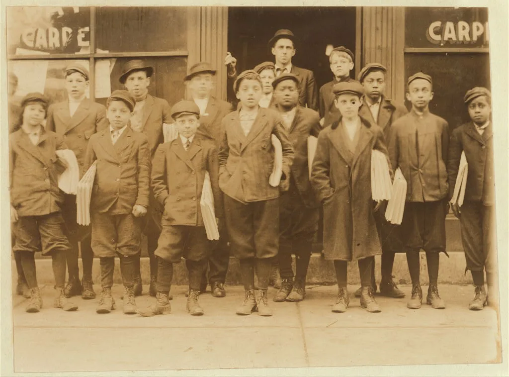 5:30 Sunday Morning May 8th, 1910. Boys starting out from Burley's…, Missouri