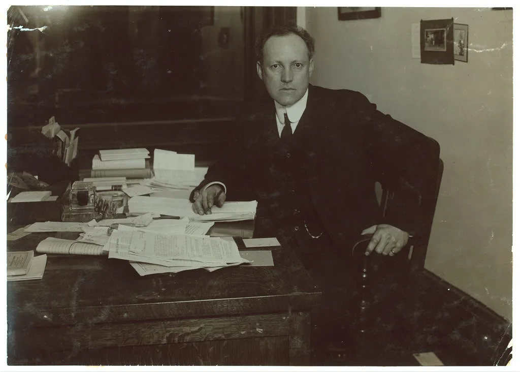 Owen R. Lovejoy, Gen. Sec. N.C.L.C, 1913