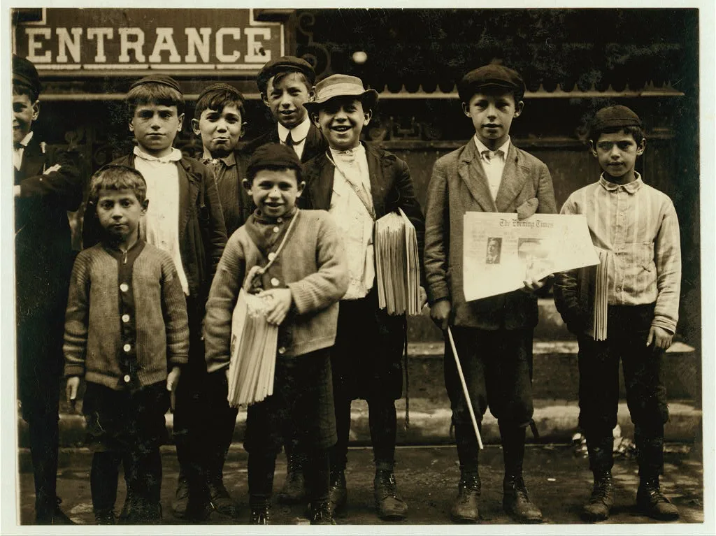 These boys were tossing and pitching pennies, on Sunday, June 12,…, Pennsylvania, 1910