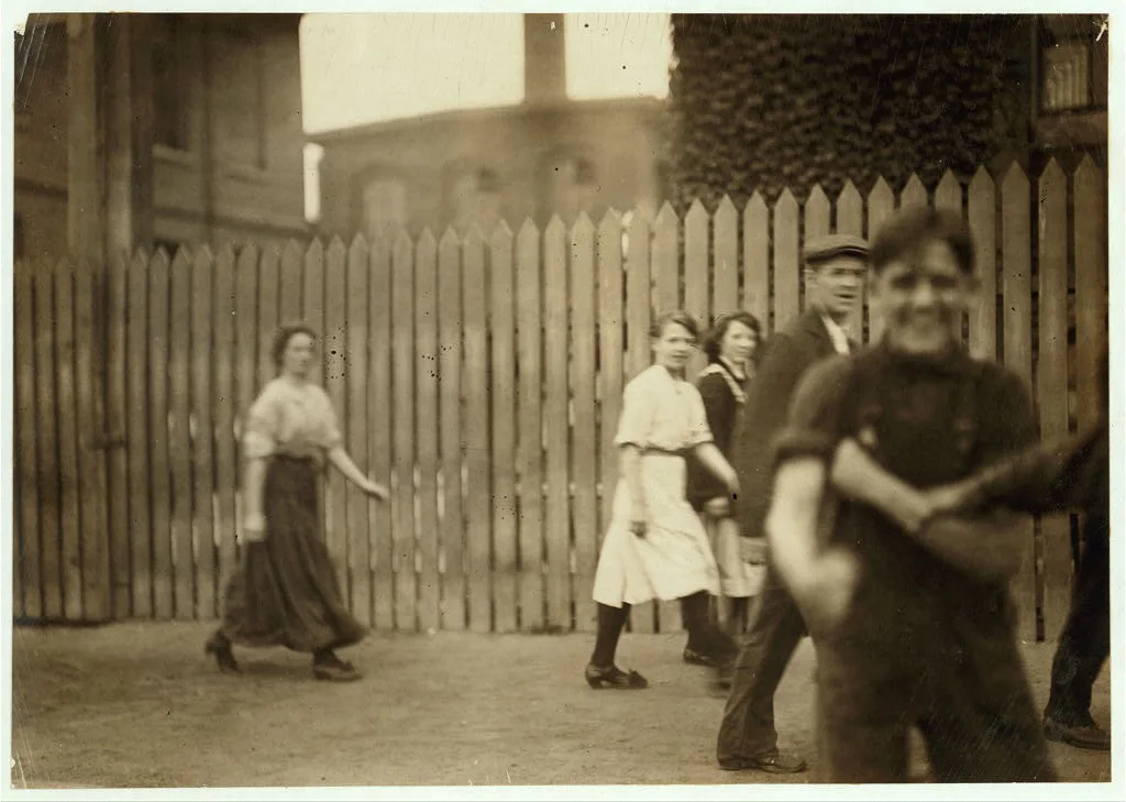 Young workers at the Butler Mills.  Location: New Bedford,…, Massachusetts, 1911