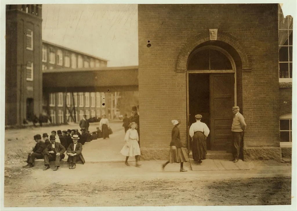 Young workers in Berkshire Mills. Location: Adams, Massachusetts, 1911