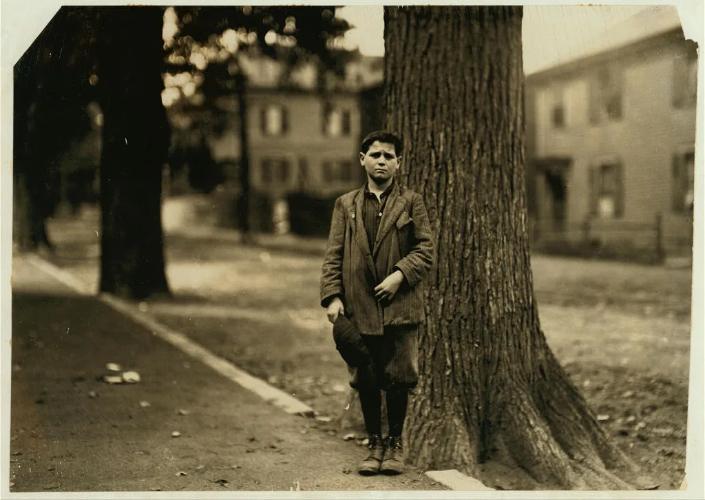 In filling room, Wood Mill; Alfie [?] Lanadin, 59 Union St.,…, Massachusetts, 1911