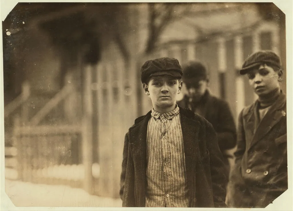 [Alfred Beniot, 191 North St. Sweeper in Bennett Mill, in spinning…, Massachusetts, 1912