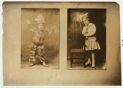 [Seven year old Ann Suter, and eight year old Andrey Shrier in…, District Of Columbia, 1912