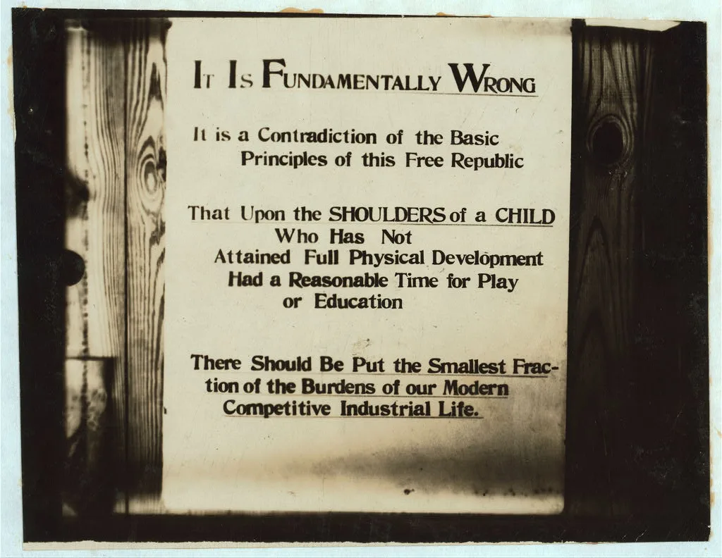 Exhibit panel, 1913