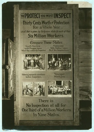 Exhibit panel, 1913