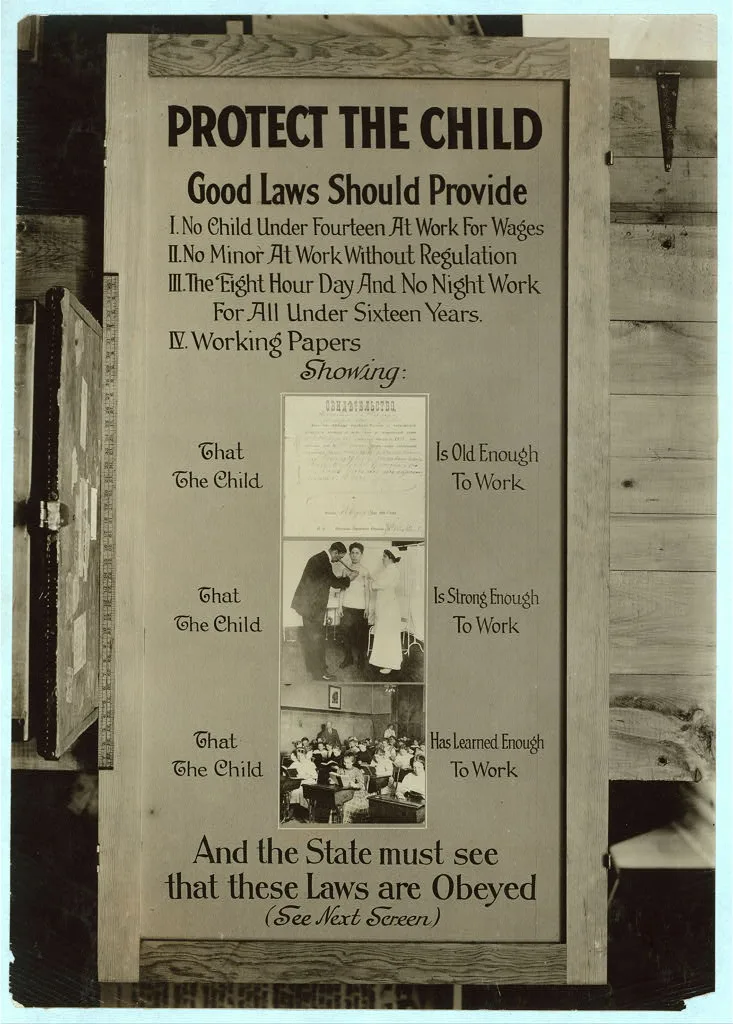 Exhibit panel, 1913