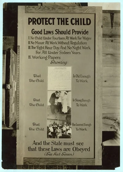 Exhibit panel, 1913