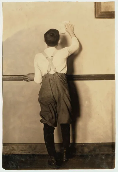 Unfavorable working position standing. No support for the shorter…, Massachusetts, 1917