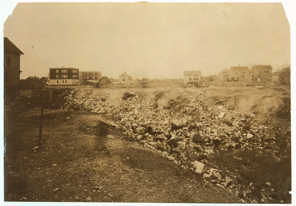 (For Child Welfare Exhibit 1912-13.) Whitman Street, Dump,…, Rhode Island