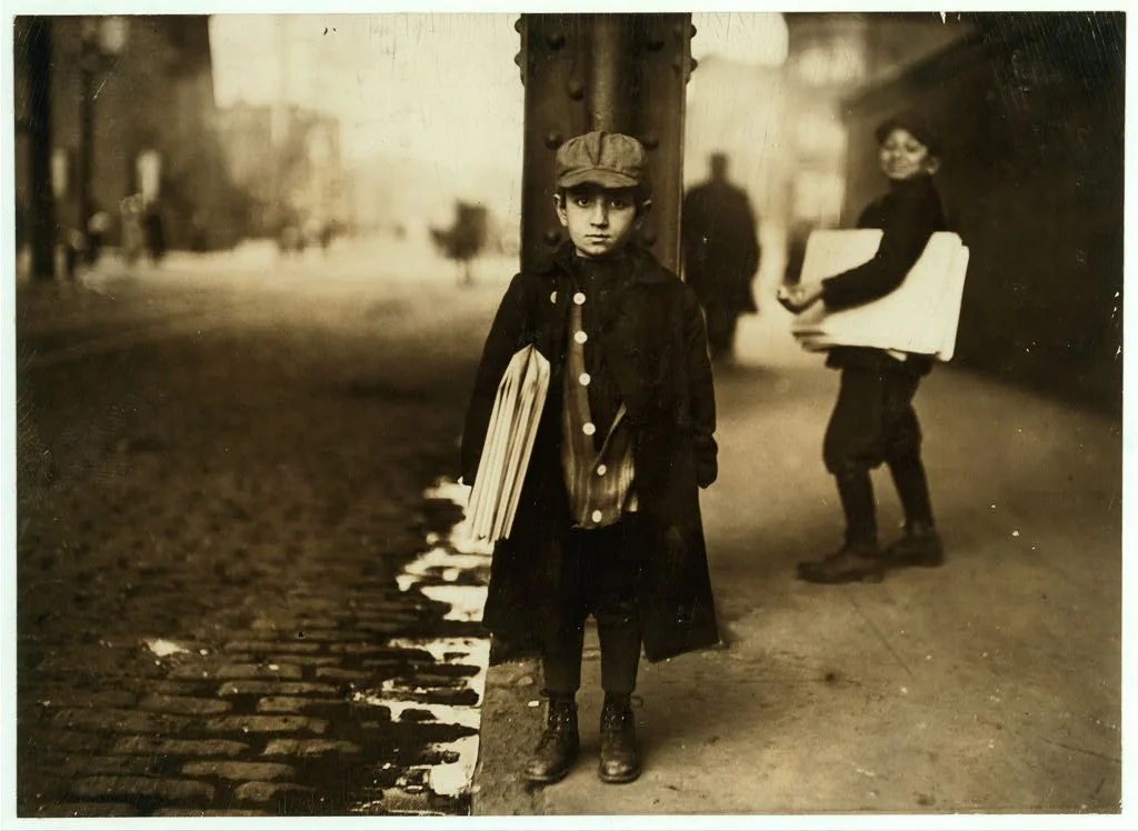 Seven years old, Tony - 4:15 P.M.  Location: Newark, New Jersey, 1912