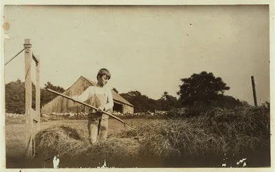 Photograph from Vermont: Carl Brown, eleven years old. He and his father…