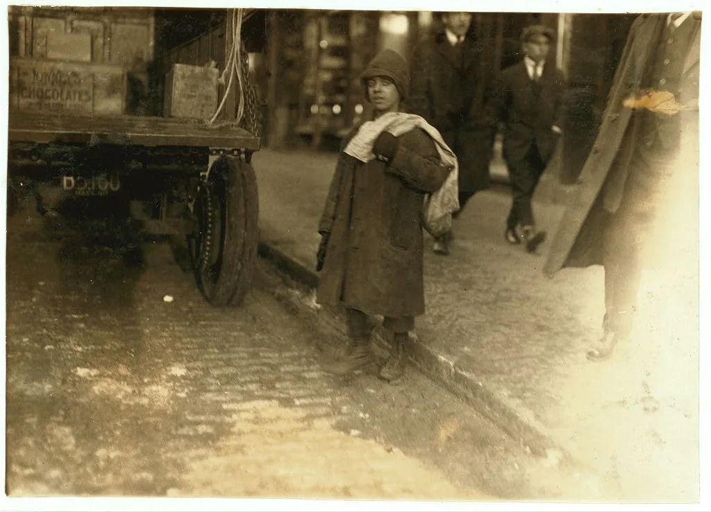 Lemon Boy. Market.  Location: Boston, Massachusetts, 1917