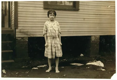 Madeline Causey ten year old worker in Merrimack Mills. Been working…, Alabama, 1913