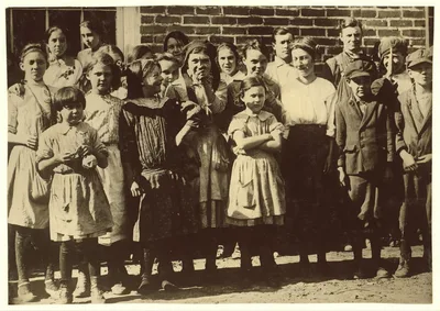 Photograph from 1914: [Flossie Britt, 6 years old has been working…