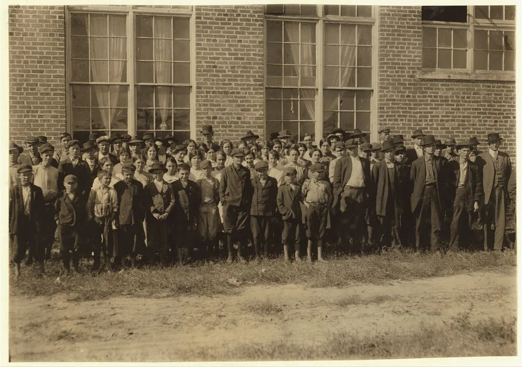 Workers in Victory Mfg. Co. See North Carolina report.  Location:…, 1914