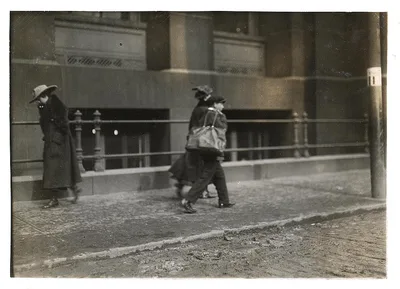 [Street scenes. Delivery boy.]  Location: [Boston, Massachusetts], 1917