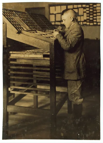 Printing and typesetting. See 4168.  Location: Fall River,…, Massachusetts, 1916