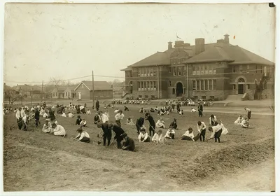 School garden - Jefferson School. See Bliss report.  Location:…, Oklahoma, 1917