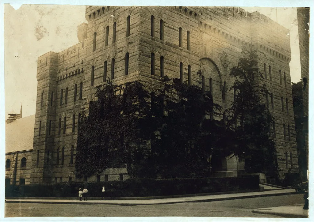 Armory. Location: Fall River, Massachusetts, 1916