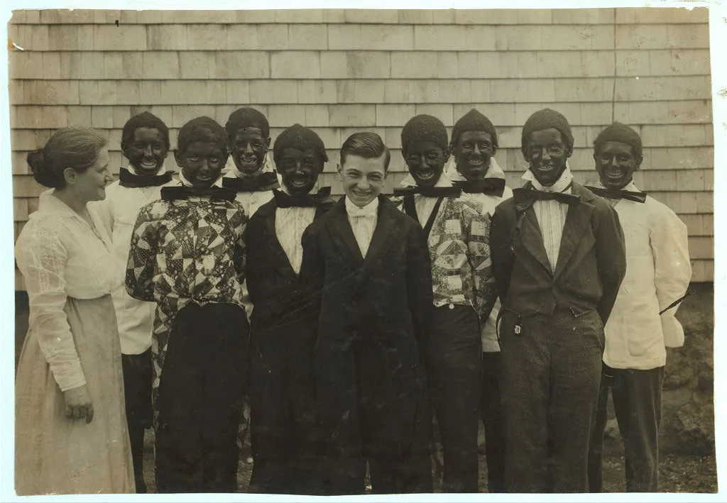 [Working Boys' Glee Club and Minstrel Group - King Philip Settlement…, Massachusetts, 1916