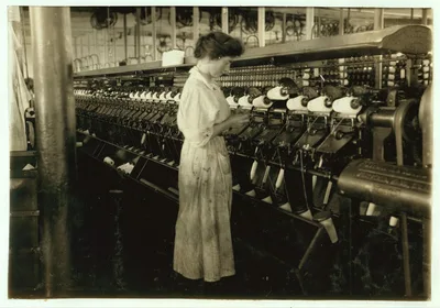 [Cone-winder - Said 17 years old. Indian Orchard Cotton Mill.] …, Massachusetts, 1916